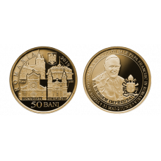 Romania - 50 bani - Papa Francisc - 2019 - UNC	